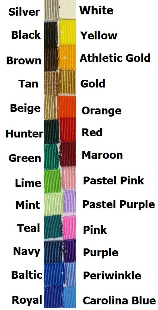 Personalized Lanyard Color Choices